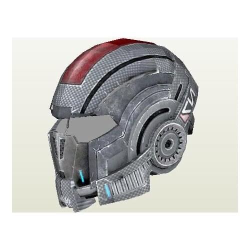 Mass Effect N7 Helmet 1:1 Wearable 3D Paper Model DIY