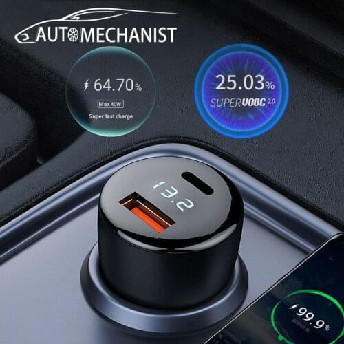 3.1A USB Car Charger 2 Ports Fast Charging For Auto 12-24V Cigarette Socket Lighter Adapter With LCD Display Car Styling