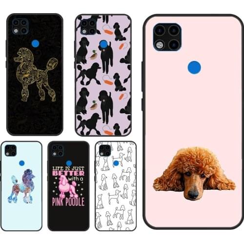 Poodle Dog Cartoon Case For Xiaomi Redmi Note 10 Pro Case For Redmi Note 9 Pro 7 8 8T 9S 9A 9C 9T Back Cover