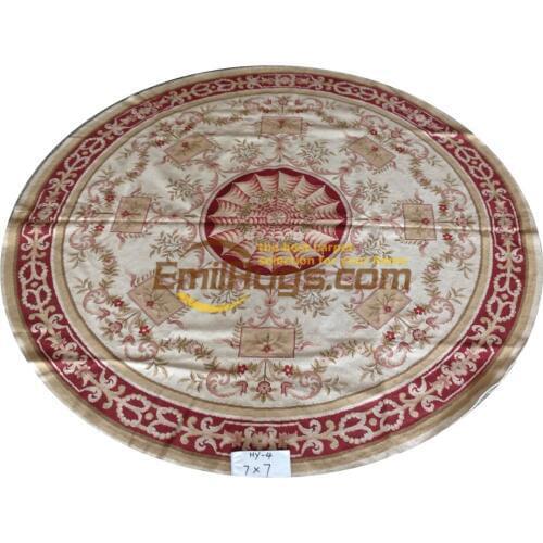 Aubussen Needle Point Oriental Area Rug Carpets For Living Room Pattern Handwoven Wool Carpets