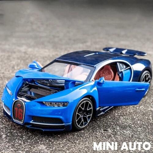High Simulation Exquisite Diecasts & Toy Vehicles: MINIAUTO Car Styling Bugatti Chiron Supersport 1:32 Alloy Diecast Car Model
