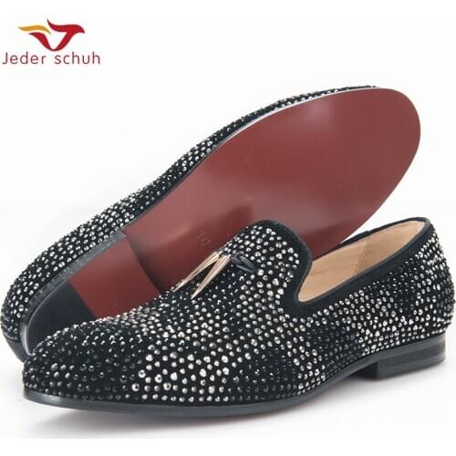 Men Shoes New Men Loafers Gold Tassel And Exquisite Crystal Men Wedding And Party Shoes MenS Flat