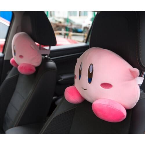 Stuffed Cartoon Car Headrest Backrest Neck rest Soft car Pillow Plush toys cushion