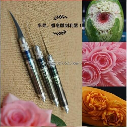 Fruit carving knife, food carving knife, chef carving knife, watermelon soap carving knife, chef tools