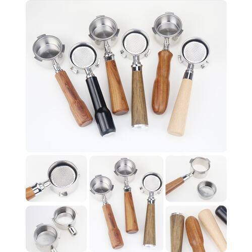 Hot Sales Stainless Steel Espresso Coffee Machine Handle 51MM Bottomless Holder Bottomless Portafilter For Delonghi EC680 EC685