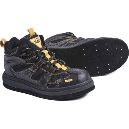 Fly Fishing Waders New Upstream Boots Sea Rock Fishing Shoes Felt Sole With Nails Professional Self Locking Waders Climbing