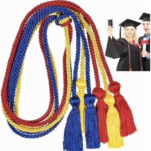 16 Colors Graduation Bachelor Clothing Tassel Honor Rope Graduation Party Costume Accessories For Graduation