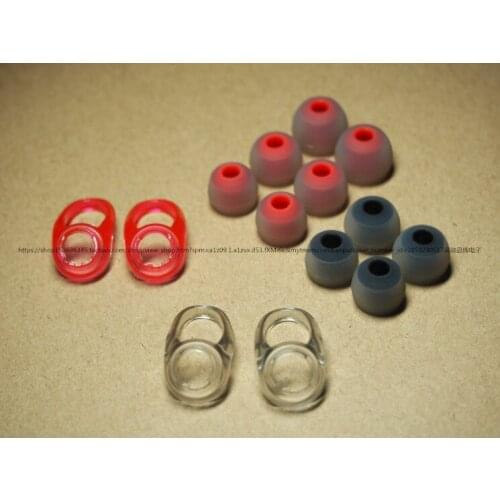 8pcs/Lot replacement silicone ear tips buds hook earbuds eartips earhook for backbeat go2 headset headphone earphone