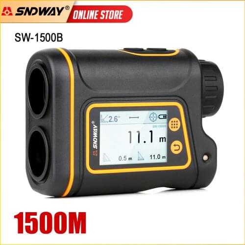 SNDWAY Telescope Laser Tape Measure Rangefinder for Hunting Golf Sports Monocular Laser Distance Meter Measuring Instruments