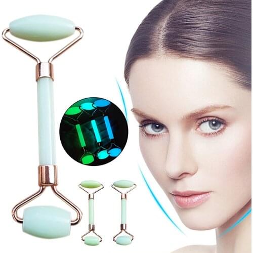 Luminous Face Massager Body Face Eye Socket Relaxation Slimming Neck Thin Lift Wrinkle Removal Jade Roller Beauty Skin Care Tool