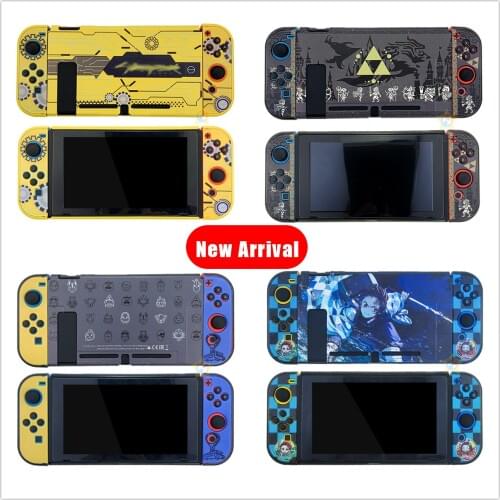 Cool Yellow Color Hard Full Cover PC Shell For Nintendo Switch NS Console JoyCons Controller Protective Cover Case Dropshipping