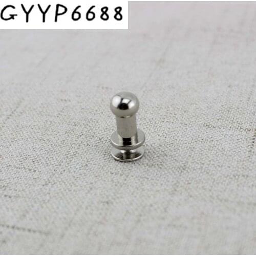 10pcs 50pcs High quality lengthen screws Round Head Solid Nail Leather Screw Rivet Bags Decoration DIY