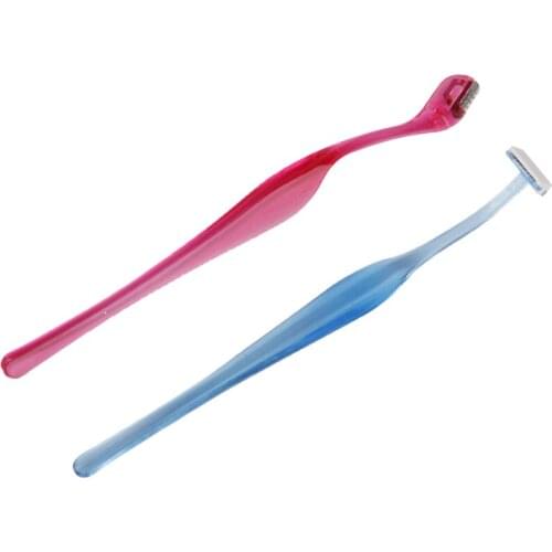 2pcs Eyebrow Trimmer, Stainless Steel Eyebrow Razor Shaper for Men and Women