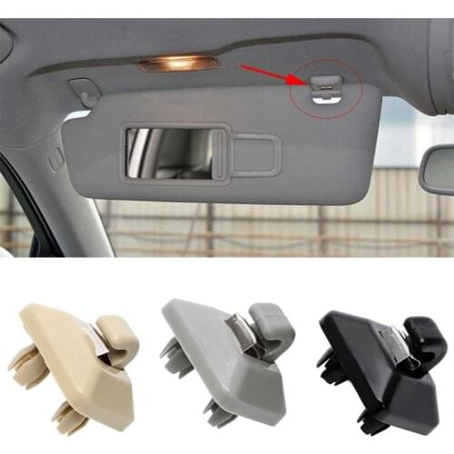 2pcs Fastener Car Window Shade Mini Sun Visor Clip Easy Install Inner Replacement Parts Bracket Hanger Universal For A1 A3 A4L