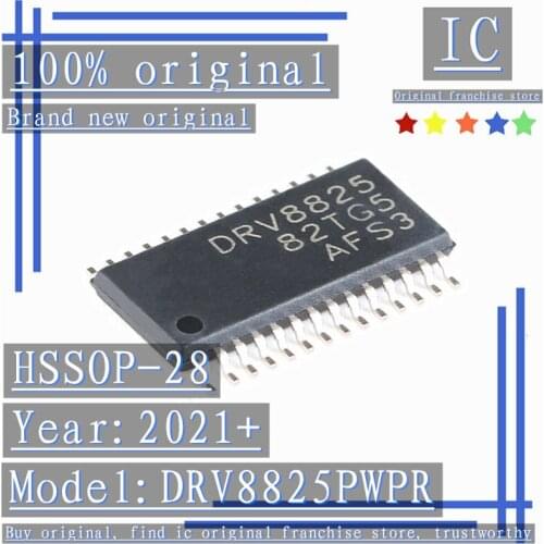 2021+100% Brand new original 1PCS-5PCS DRV8825PWPR DRV8825 HSSOP-28 2.5A bipolar stepper motor driver