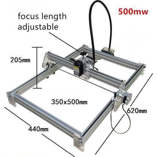 500mw diy laser machine for teaching laser engraving machine,diy laser cutting machine,working area 35*50cm,marking machine