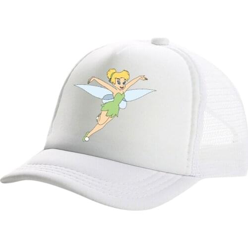 Summer Unisex Men Tinker Bell Baseball Caps Women Breathable Mesh Snapback Hats Casual sport Hats Cap