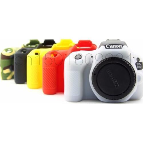 DSLR Camera Video Bag Soft Silicon Rubber Protection Case for Canon 200D 200DII