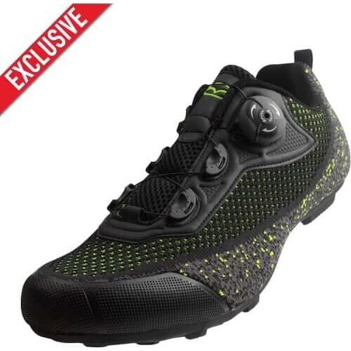 Exclusive! Tiebao Men Knit Upper Breathable Road Bike Shoes Non-lock Rubber Soles Triathlon MTB Shoes Cycling Shoes Unisex