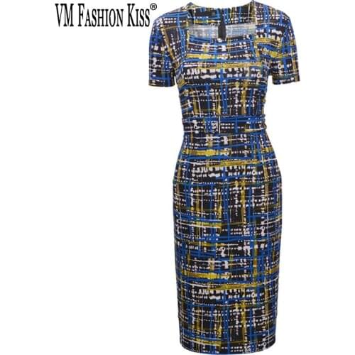 Elegant Women Slim Hips Dress Sheath Design Short Sleeve Square Collar Flower Print Lady Summer Party Streetwear Bodycon Dress