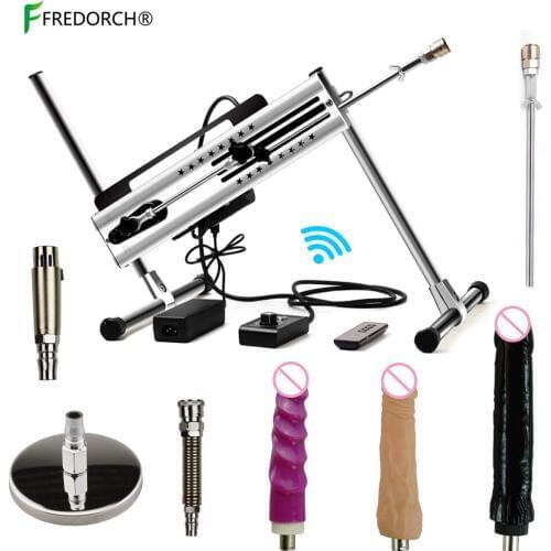 FREDORCH 30db Quiet Automatic Sex Machine Vibrator Vac u Lock Sex toys for Women, Black Dildos,Sex Machines for Adults