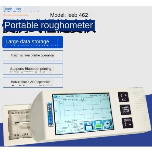 Smoothness measuring instrument / surface roughness detection high precision 0.001 portable roughness instrument