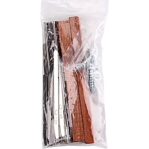 Lovoski DIY Kalimba 17 Steel Keys + Thumb Finger Piano Mbira Bridge