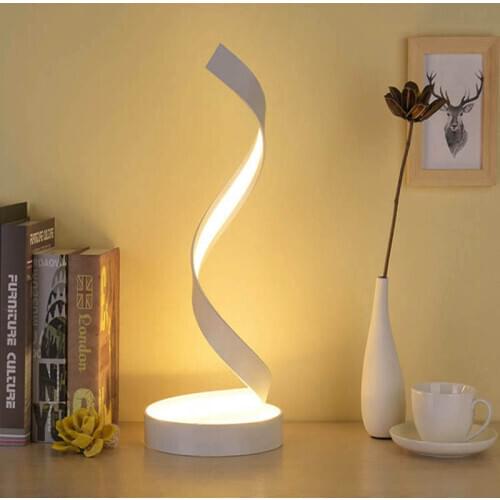 Alien creative reading learning eye protection table lamp simple bedroom bedside home modern small table lamp