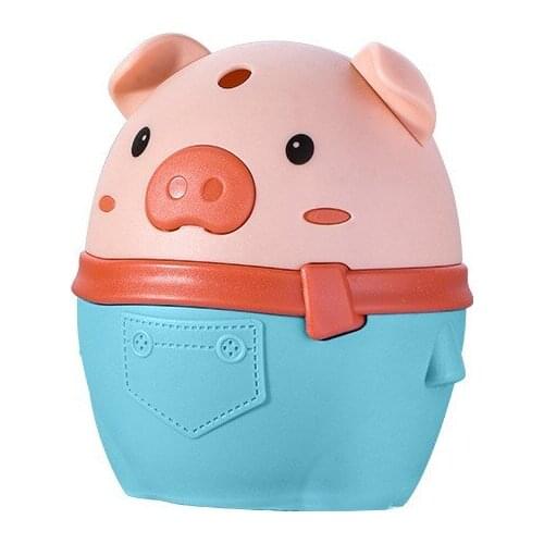 Creative Push-type Toothpick Holder Piggy Automatically Pops Up Plastic Toothpick Box Toothpick Holder Storage Box Desk Decor