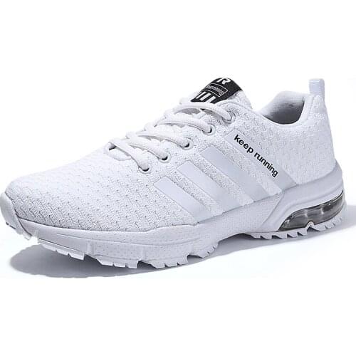 Summer Air Cushion White Mens Sports Shoes Casual White Junior High School Students 45 Large Size 46 Summer Tide Shoes