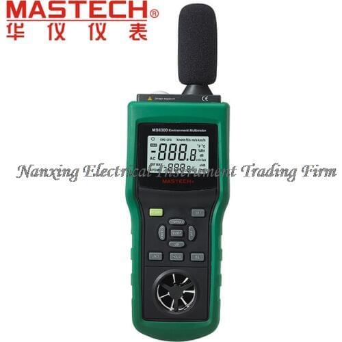 MASTECH MS6300 6IN1 Multi-Functional Environment Tester,Multifunction Environment Meters,Sound Level Meter