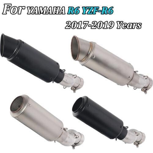 Motocross Exhaust Modify Exhaust modification Escape Moto Connection Pipe Middle Link Pipe For YAMAHA R6 YZF-R6 2017 2018 2019