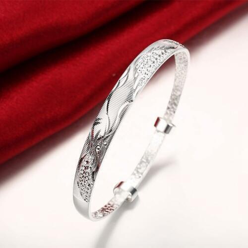 Wholesale Fashion Jewelry Bracelets, M925 - Nice Jewelry. European and American style round simple - bracelet B184