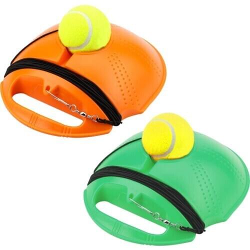 Personal Tennis Training Tool Exercise Tennis Ball Self-study Rebound Ball With Tennis Trainer Baseboard Sparring Device