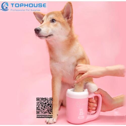 Pet Cat Dog Foot Clean Cup Portable Dirty Paw Washer French Bulldog Cleaning Supplies Silicone Soft Washing Brush