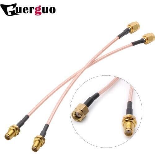 RP-SMA Male Connector Cable SMA Female Jack Switch RG316 15cm/30cm/50cm/100cm Adapter Wholesale Fast Ship 10PCS