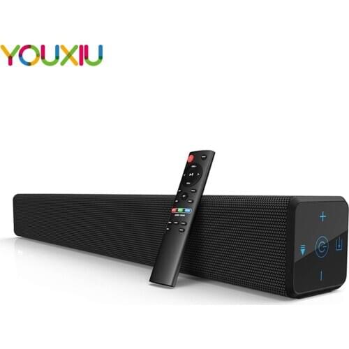 YOUXIU 100W TV SoundBar Bluetooth Speaker 2.0 Channel Home Theater Sound System Sound bar Built-in Subwoofer with Remote Control