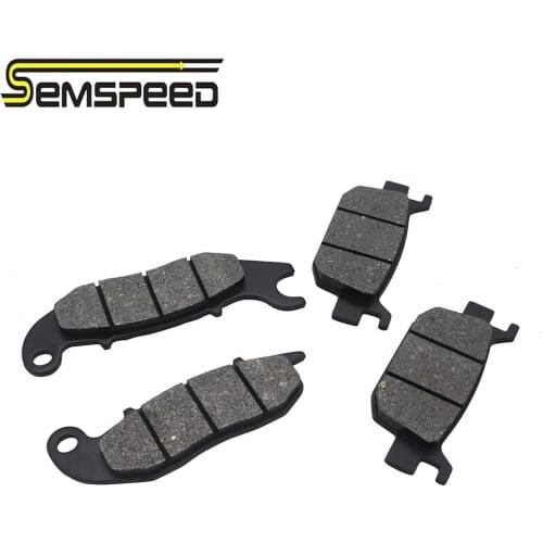 SEMSPEED ADV150 Motorcycle Front Rear Brake Pad Fits For Honda ADV 150 2019 2020 2021 Motorcycle Accessories Black Brake Pads