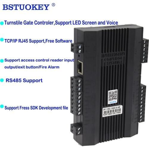 TCP/IP Network Channel gate Access controller Wiegand 26 34 Turnstile Door access control system Access Controler Panel Board