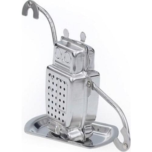 Stainless Steel Cute Robot Tea Infuser Manufacturer Direct Recyclable Tea Strainers Tea Tool 15 Styles for Tea & Coffee