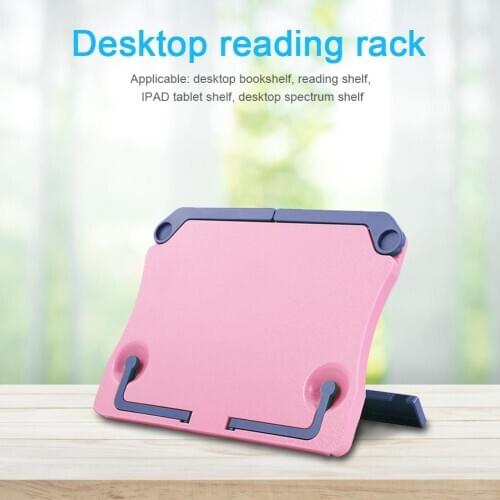 Folding Book Reading Stand Holder Music Practical and Simplicity Durable Score Recipe Tablet Books Desktop Shelf 210X160x10mm