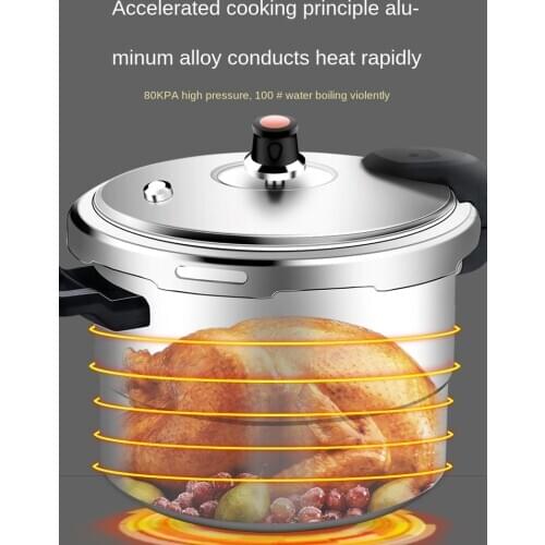 Supoer Pressure Cooker Household Durable Gas Induction Cooker Universal Mini Explosion-Proof Safety Pressure Cooker