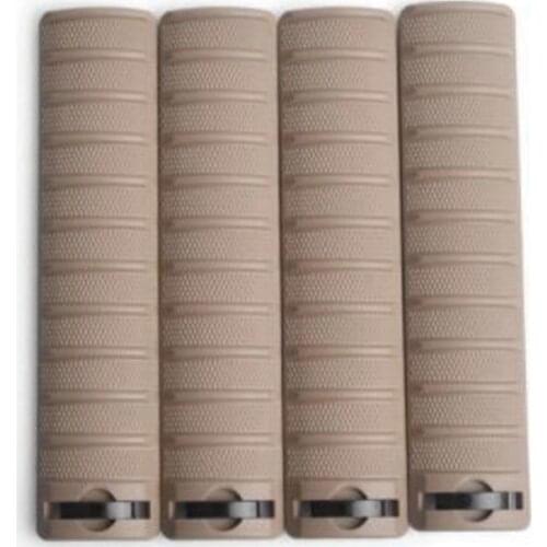 Tactical 4pcs/set Airsoft Knights Armament II Rail Handguard Panel Ribbed 20mm Picatinny weaver Hunting Rail Covers
