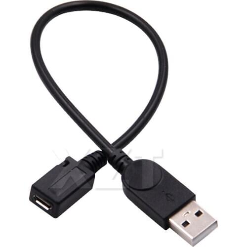 AT 1PCS USB 2.0 A Male to Micro B 5 Pin V8 Female Converter new Adapter Cable Cord Adaptor to a USB capable computer