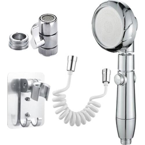 Bathroom Wash Face Basin Water Tap External Faucet Shower Flexible Nozzle Handheld Sprinkler Kit Home Accessory