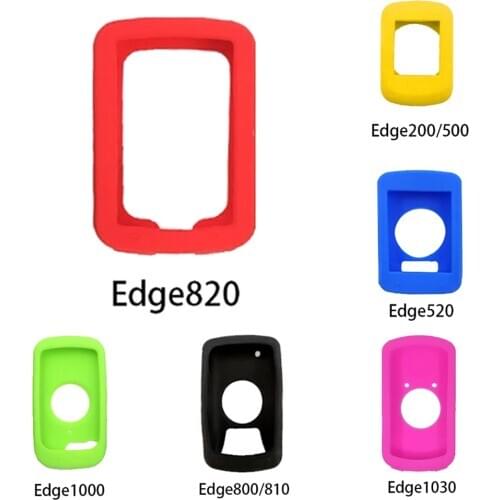 Bicycle GPS Computer Edge 820 Silicone Rubber Protect Case With Tempered Screen Film Protector Cheap For Garmin Edge 820