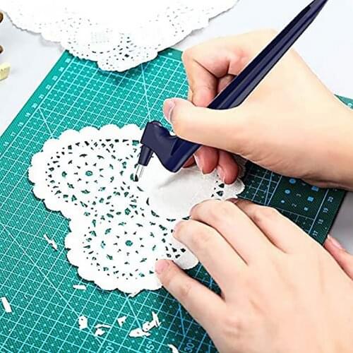 360-degree rotating engraving blade, used for paper carving scrapbook, stainless steel pen, art craft manual, practical art tool