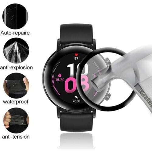 Tempered Glass for HUAWEI watch GT 2 Screen Protector 42/46 mm Polymer Full Protective Film HUAWEI watch GT2/2e 46mm/42mm