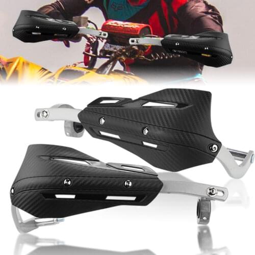 1 pair Black Motorcycle Handguard Handlebar Hand Handle Bar Guard Protector for Moto Motorbike Dirt Pit Bike Off Road