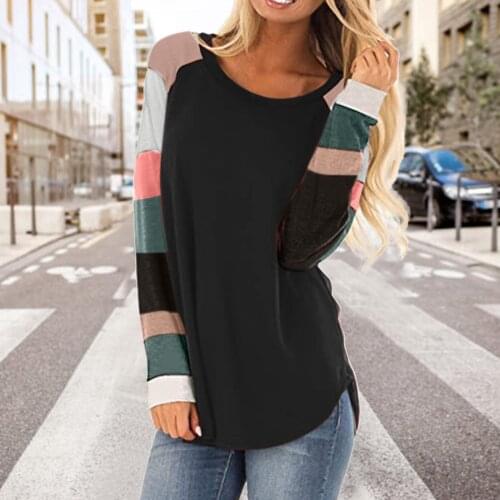 Autumn T Shirt Women Casual Simple Printed O-neck All-match Basic Harajuku Loose Tshirt Camisetas Verano Mujer 2021 #T2P
